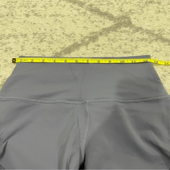 Alo Yoga Lavender Mesh Cutout Cropped Leggings - Picture 8 of 10